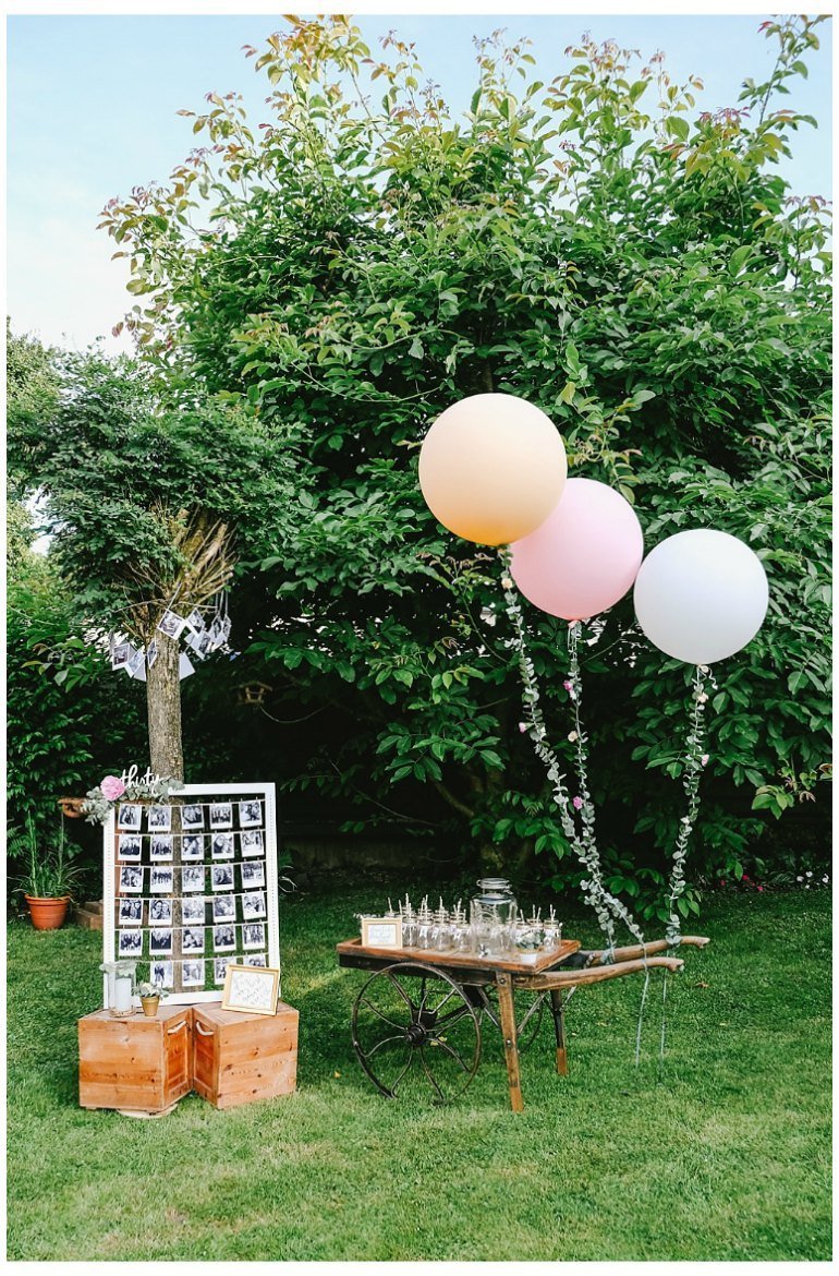 Party zum 30. Geburtstag im Garten mit zauberhaften Überraschungen, Dekoration, Ideen und Crepebar
