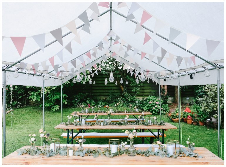 Party zum 30. Geburtstag im Garten mit zauberhaften Überraschungen, Dekoration, Ideen und Crepebar