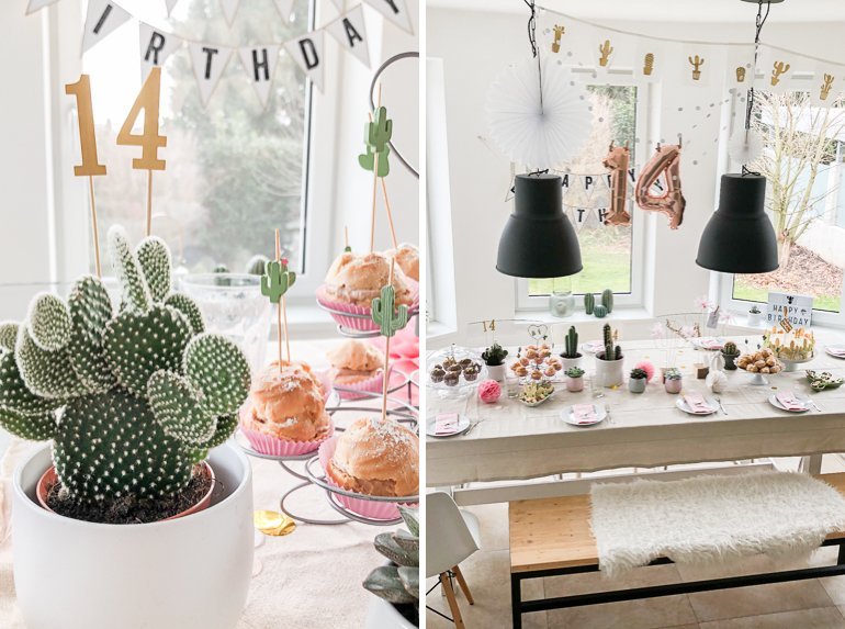 Eine Kaktusparty für Teenager zum Geburtstag