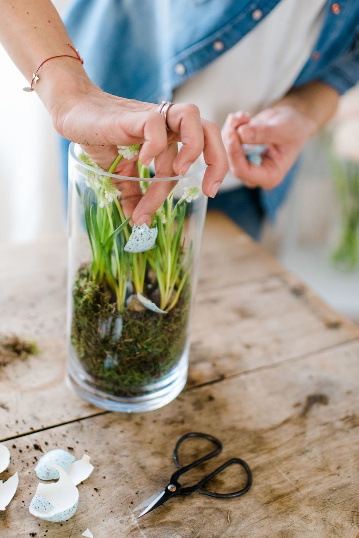 Hyazinthen im Glas DIY Inspiration Fruehling und Ostern